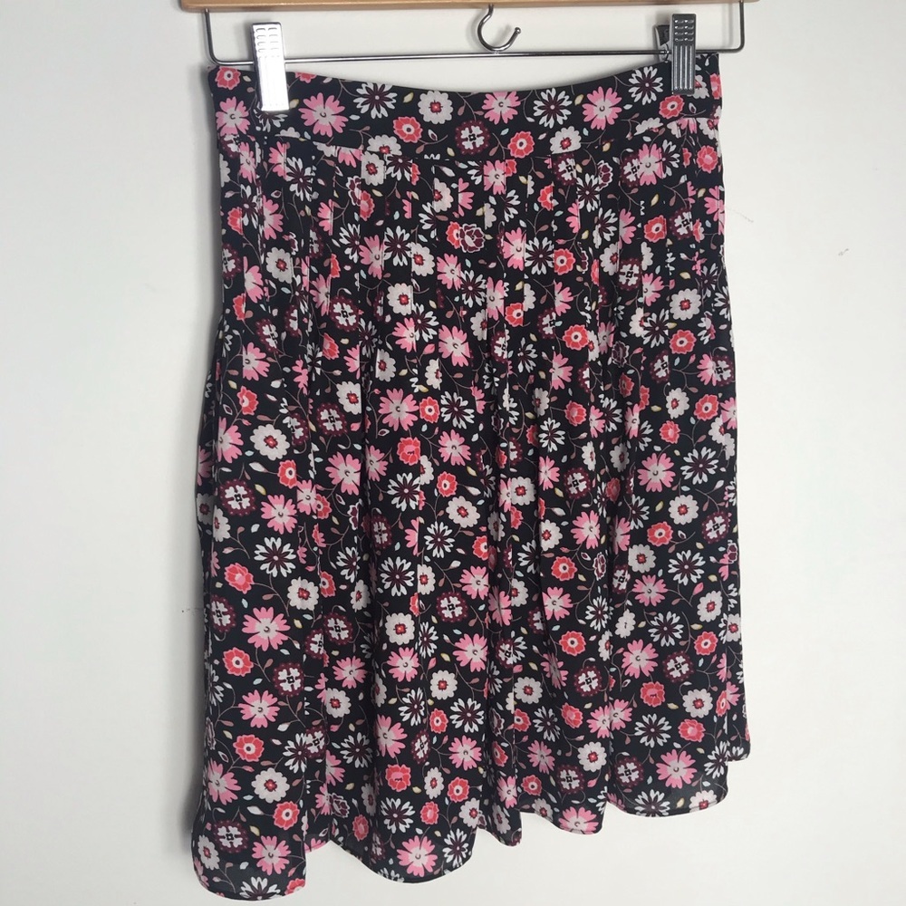 Kate Spade Pleated Floral Skirt